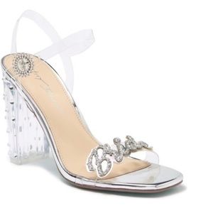 Betsey Johnson Barie Bride Heels Sandals 6.5